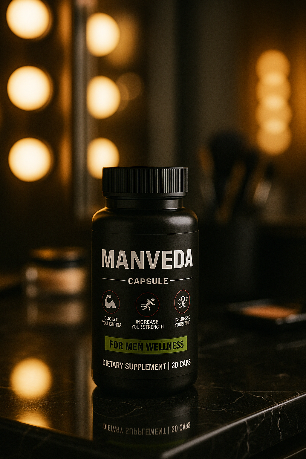 Manveda Men Wellness Combo Pack (Oil + Capsules)