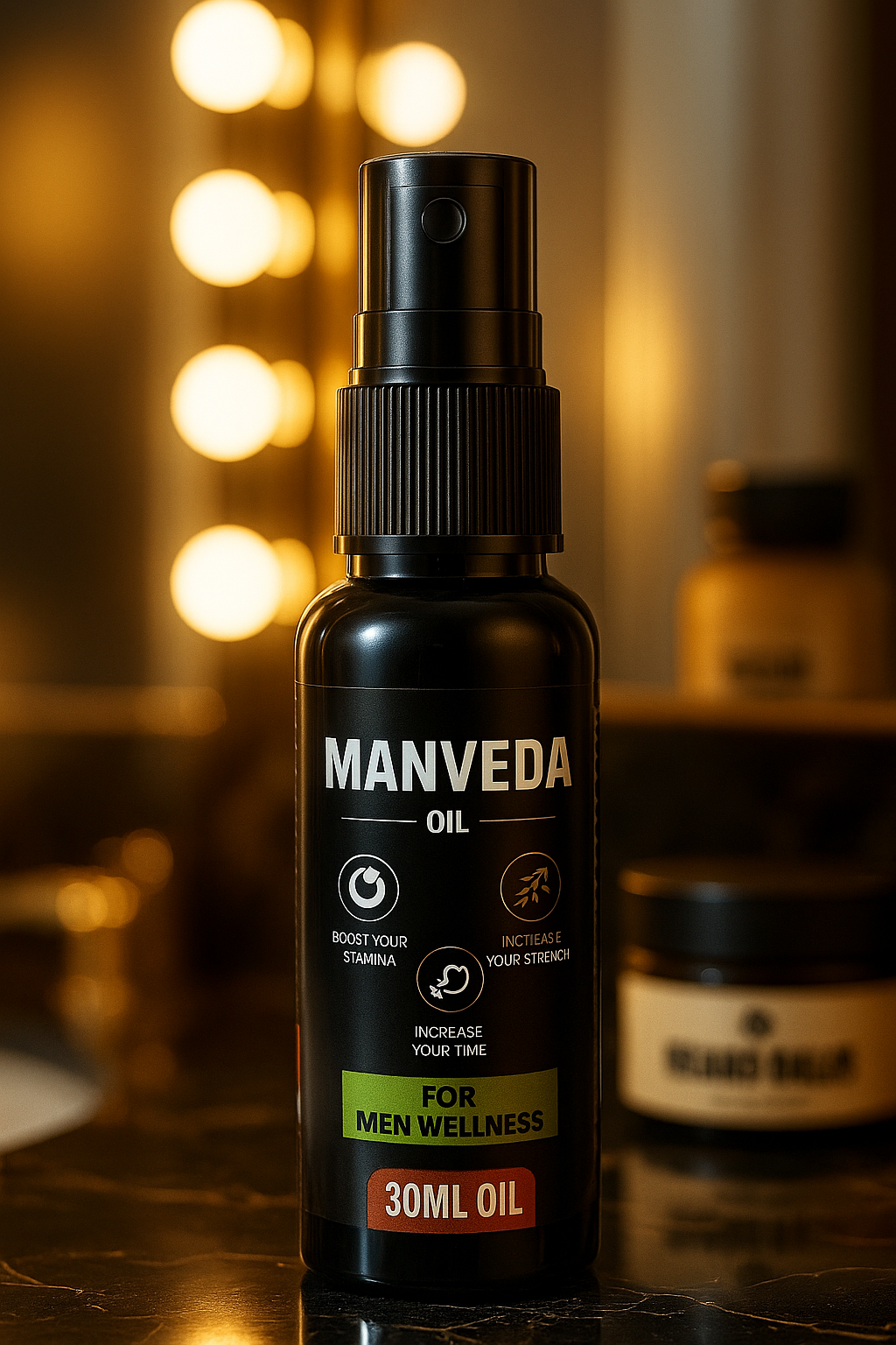 Manveda Men Wellness Combo Pack (Oil + Capsules)